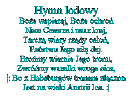 Die polnische Version der Volkshymne