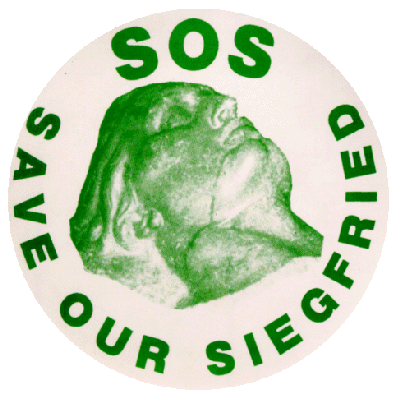 Aufkleber der Initiative SOS